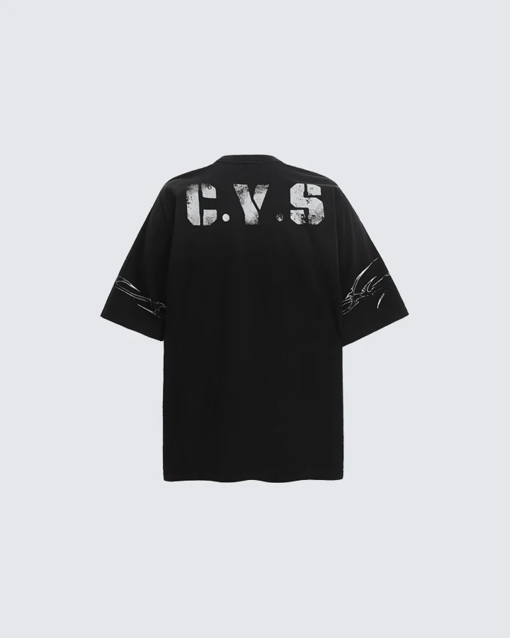 "07 Edge" Vintage Graphic Oversized T-Shirt - Image 4