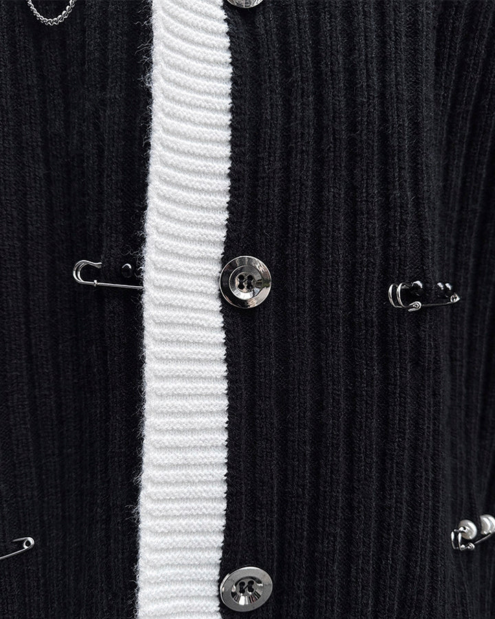 2026 Spring Metal-Embellished Knit Sweater - Image 10