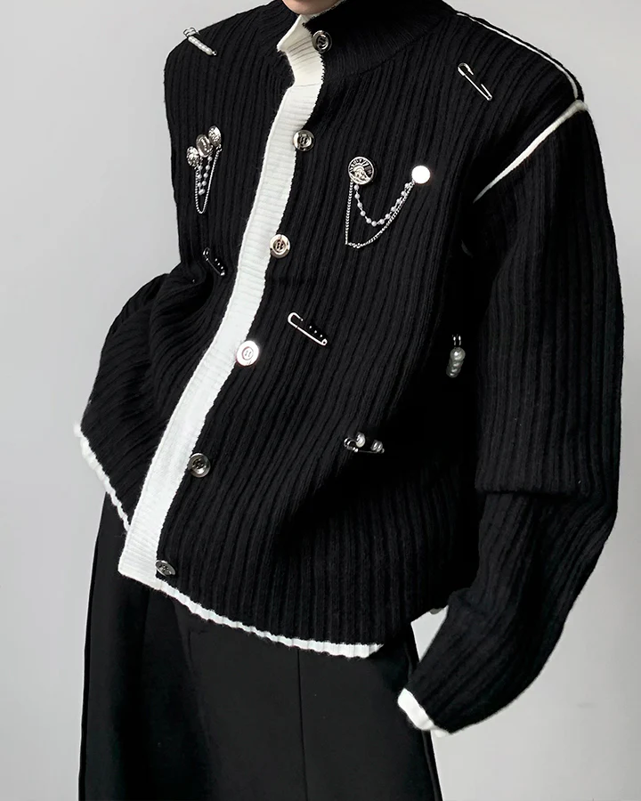 2026 Spring Metal-Embellished Knit Sweater - Image 5