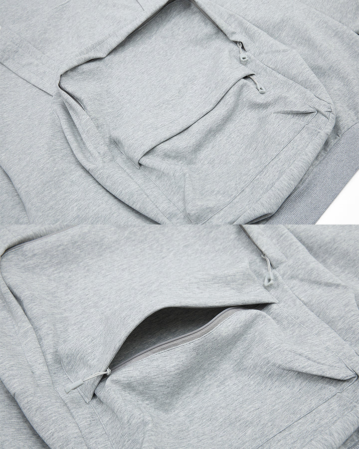 American 3D Backpack Hooded Zip-Up Sweatshirt - Image 9
