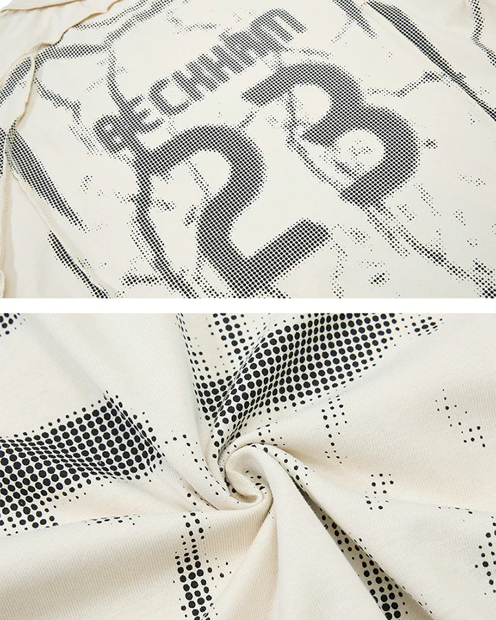 American Black Mesh Number Print Tee - Image 13