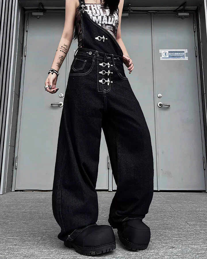 American Detachable 3-Way Strap Overalls - Image 2