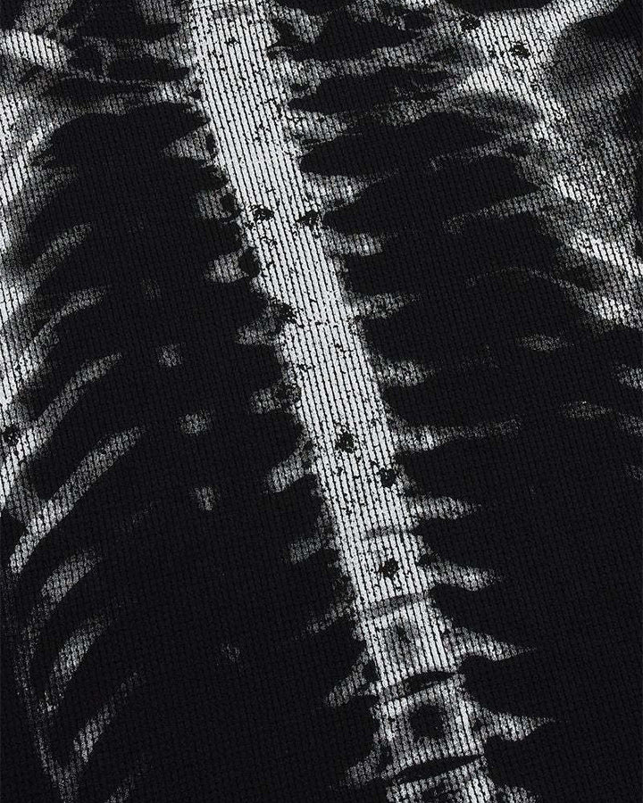 American High Street Dark Skeleton Long Sleeve T-Shirt - Image 4