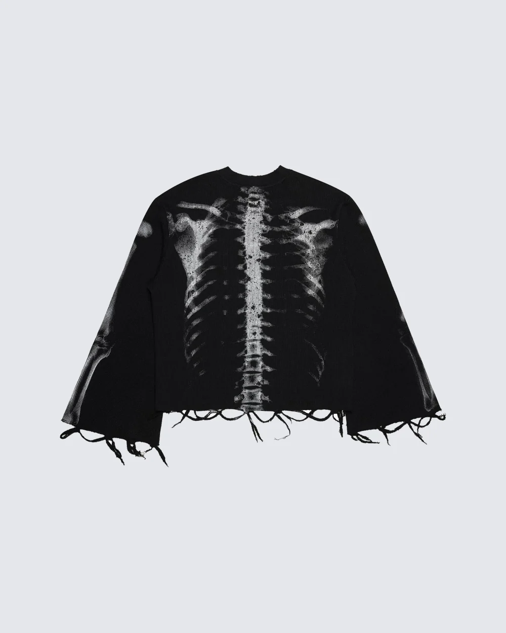 American High Street Dark Skeleton Long Sleeve T-Shirt - Image 5