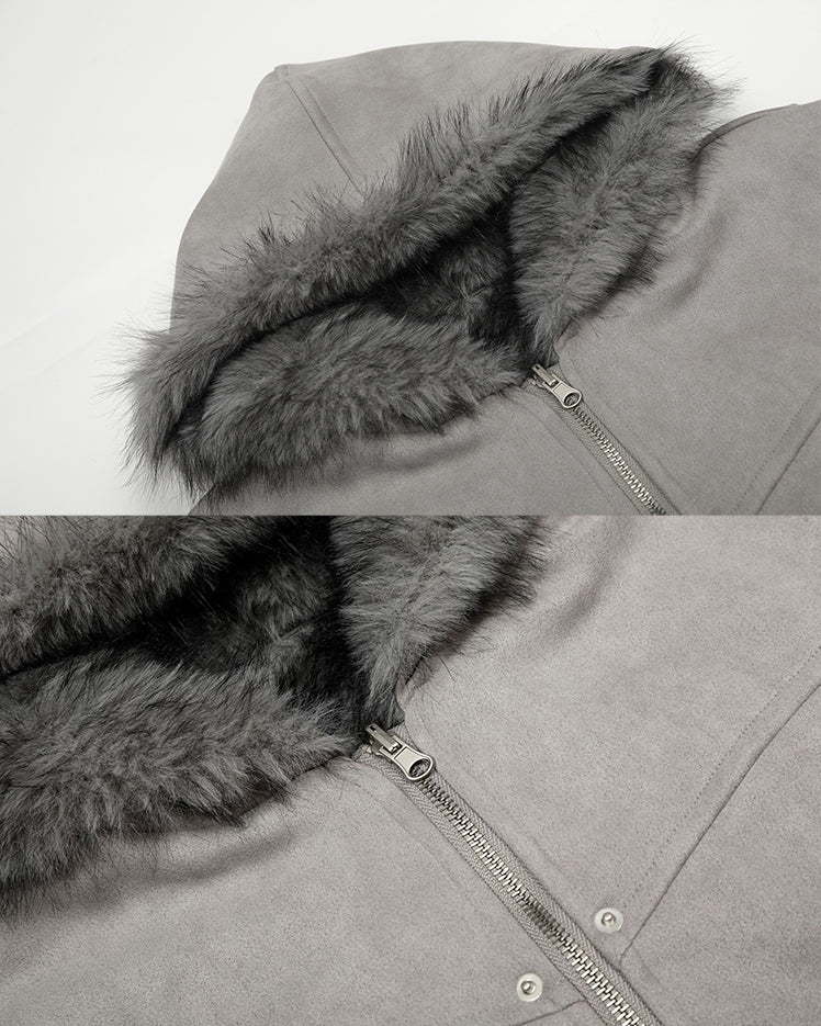 American High-Street Reversible Fleece Flight Jacket - Image 14