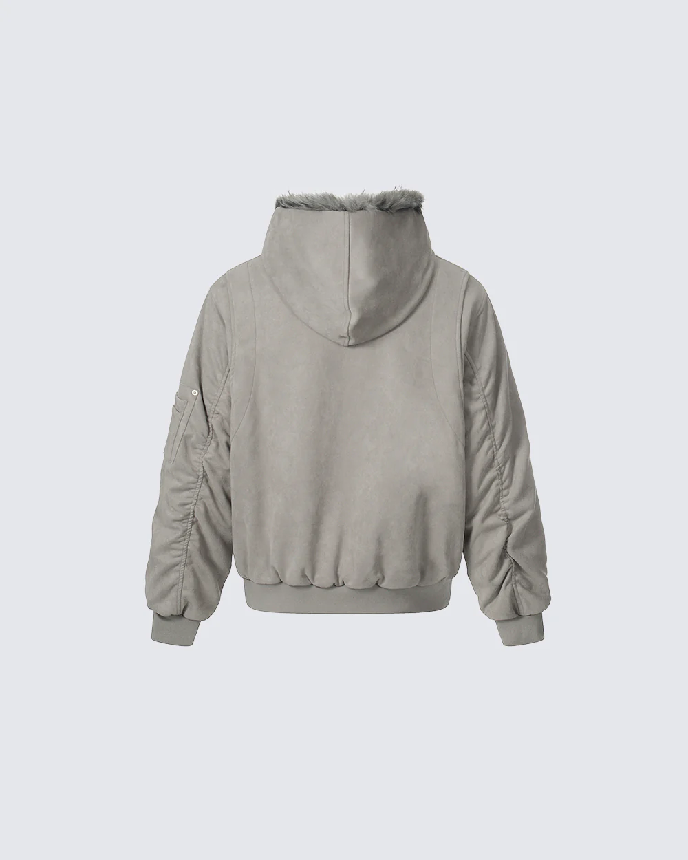 American High-Street Reversible Fleece Flight Jacket - Image 7