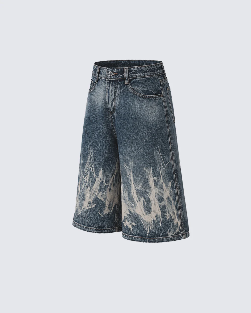 American New Flame Wash Seven-Length Shorts - Image 6