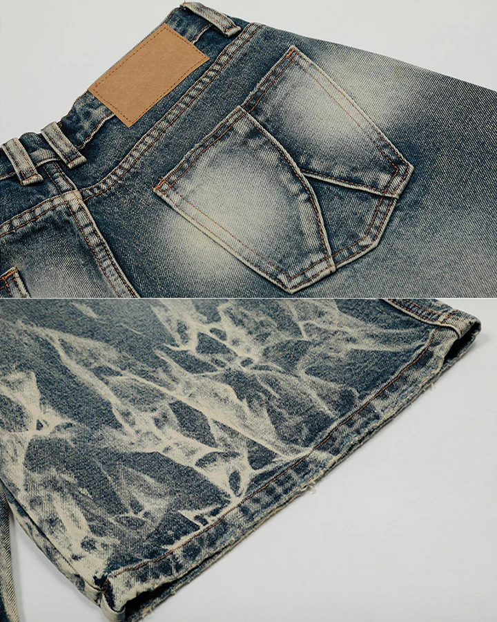 American New Flame Wash Seven-Length Shorts - Image 9
