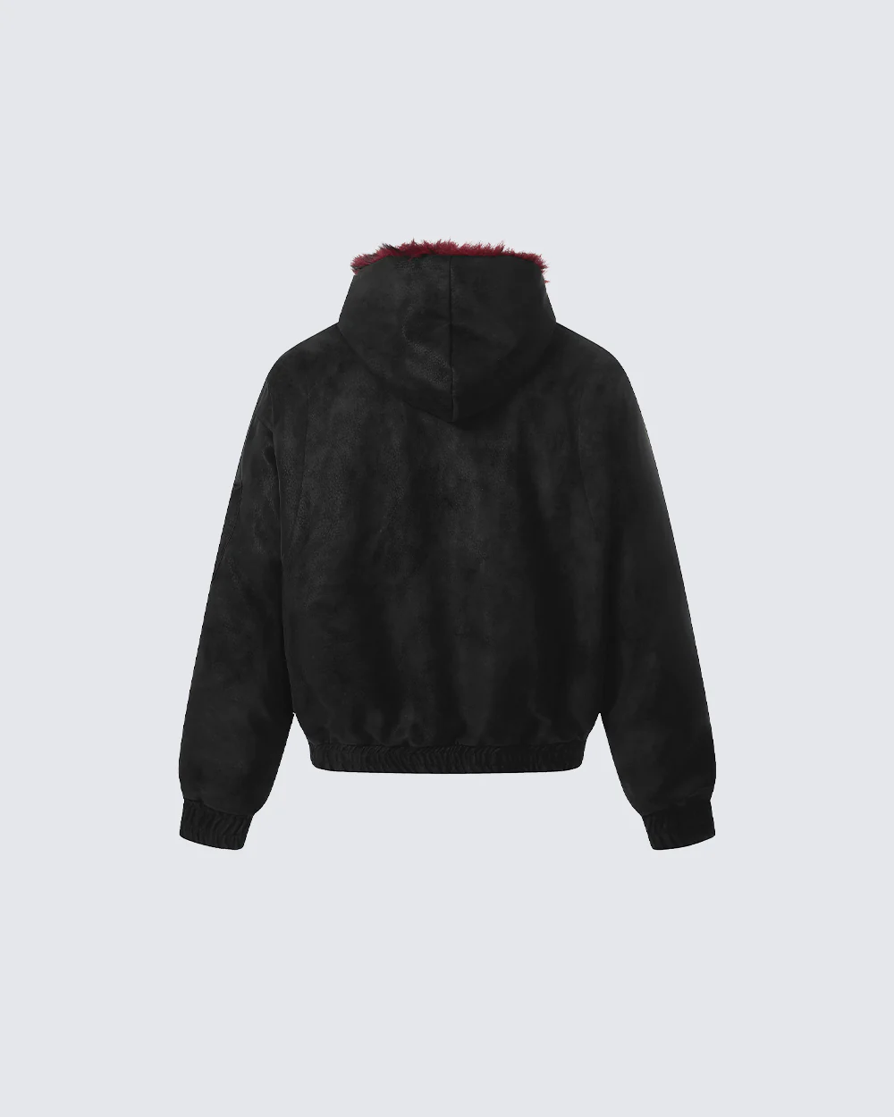 American Retro Fur-Collar Fleece-Lined Cotton Jacket - Image 6