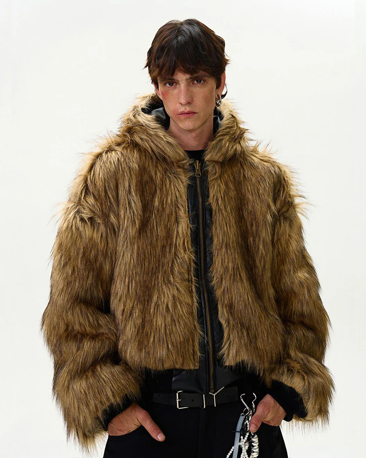 American Retro Reversible Thick Eco PU Leather Jacket - Image 3