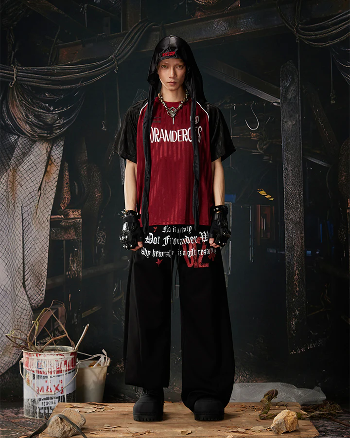 American Retro Street Graphic Star Print Sweatpants - Image 12