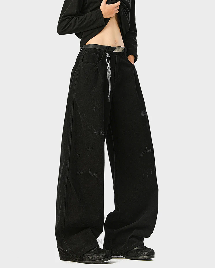 American Retro Wrinkled Straight-Leg Cargo Pants - Image 5