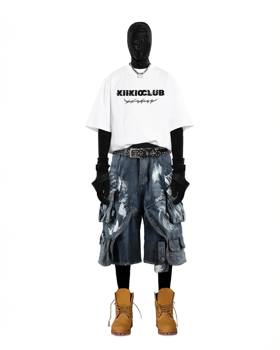 American Street Heavyweight Cropped Cargo Work Pants - Image 2
