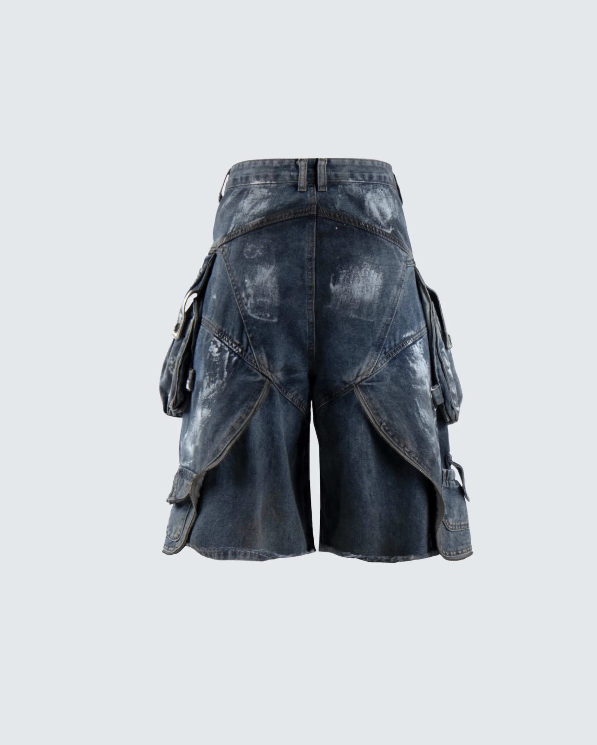 American Street Heavyweight Cropped Cargo Work Pants - Image 3