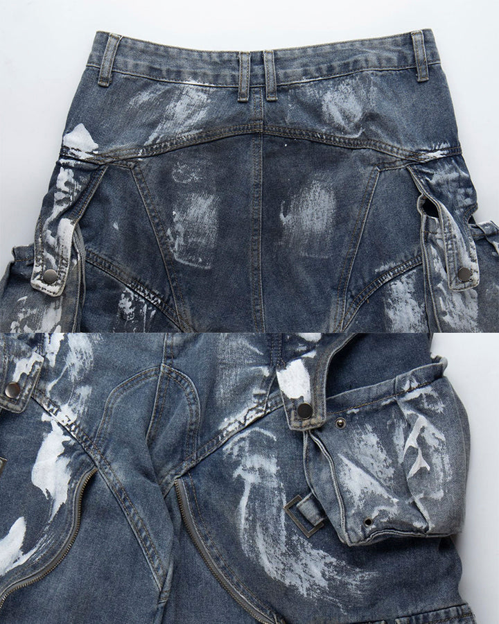 American Street Heavyweight Cropped Cargo Work Pants - Image 5