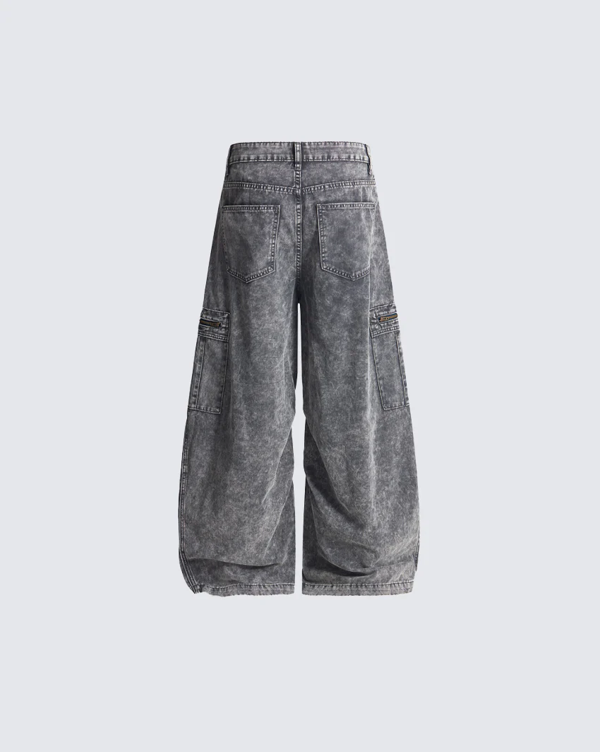American Street High-Street Curved Blade Casual Pants - Image 2
