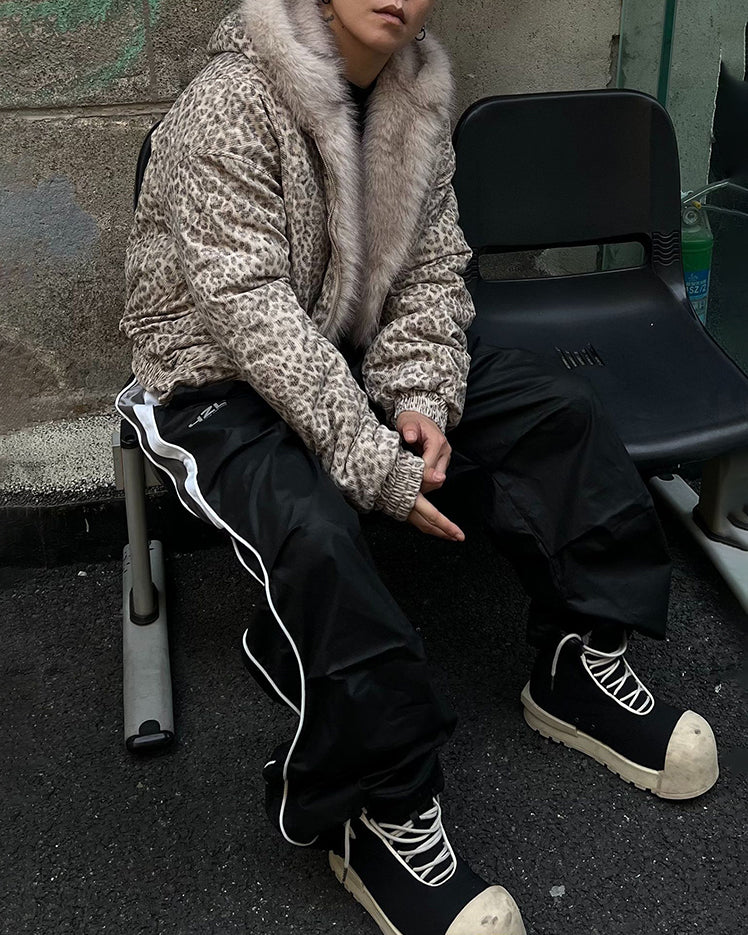 American Street Leopard Padded Cotton Jacket - Image 3