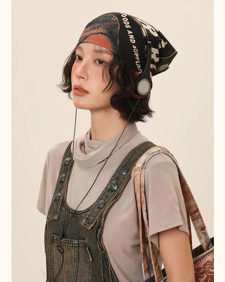 American Street Retro Printed Bandana - Image 3
