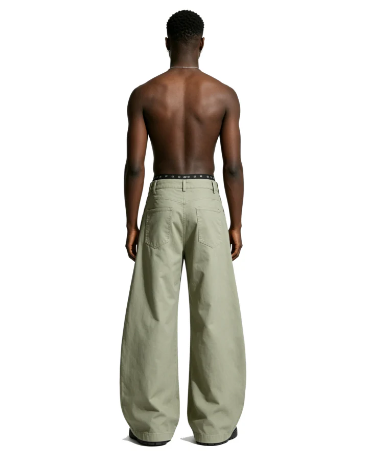 American Street Studded Wide-Leg Cargo Pants - Image 8