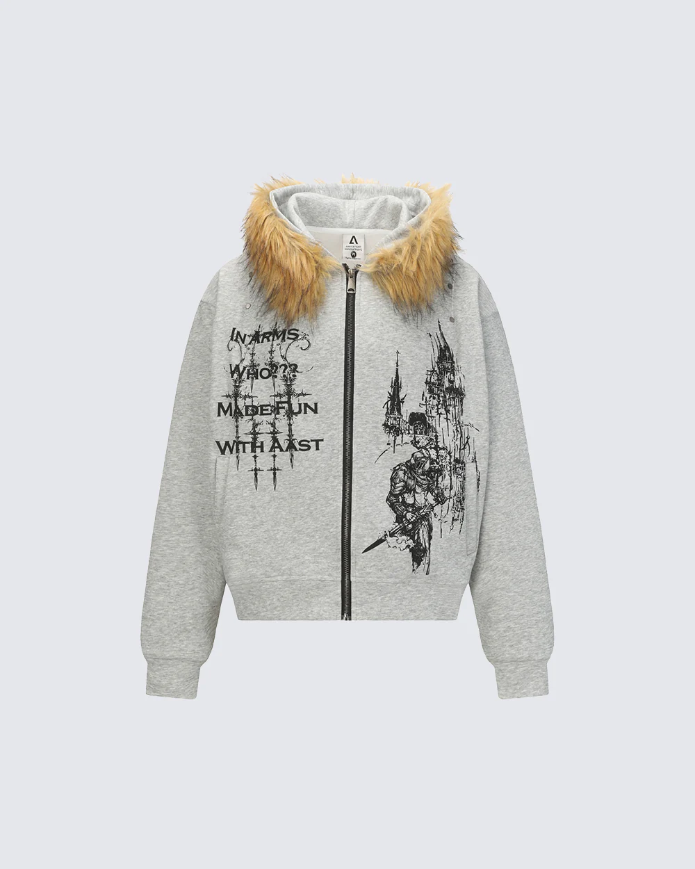 American Street Style Printed Hoodie Jacket - Image 11