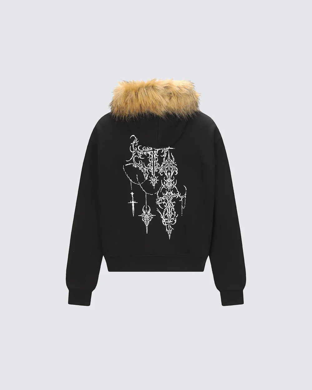 American Street Style Printed Hoodie Jacket - Image 6