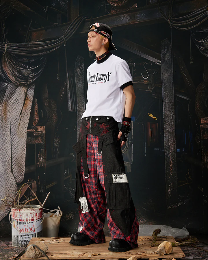 American Style Lip Print Regular-Shoulder T-Shirt - Image 6