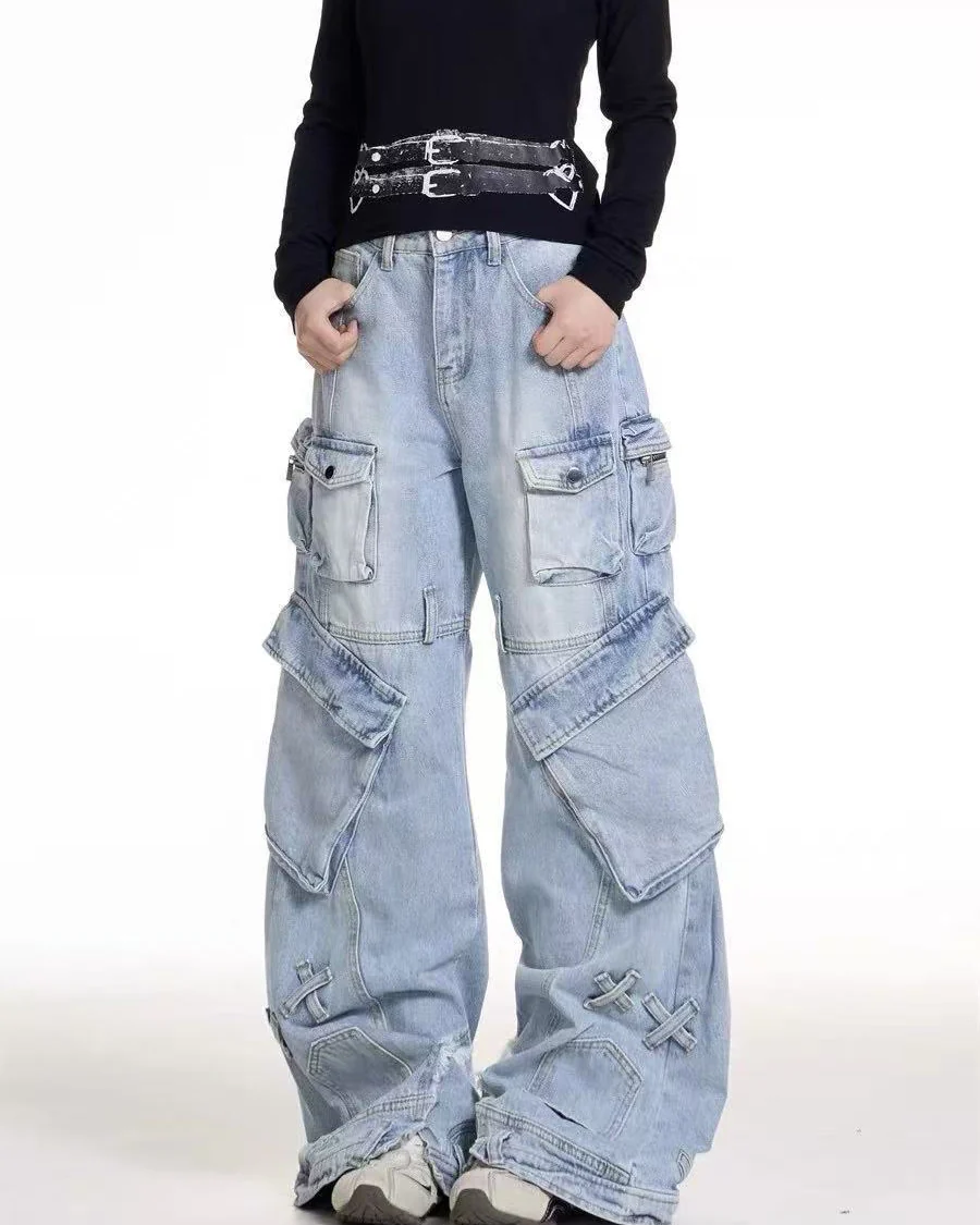 American Utility Street-Style Cargo Pants - Image 2