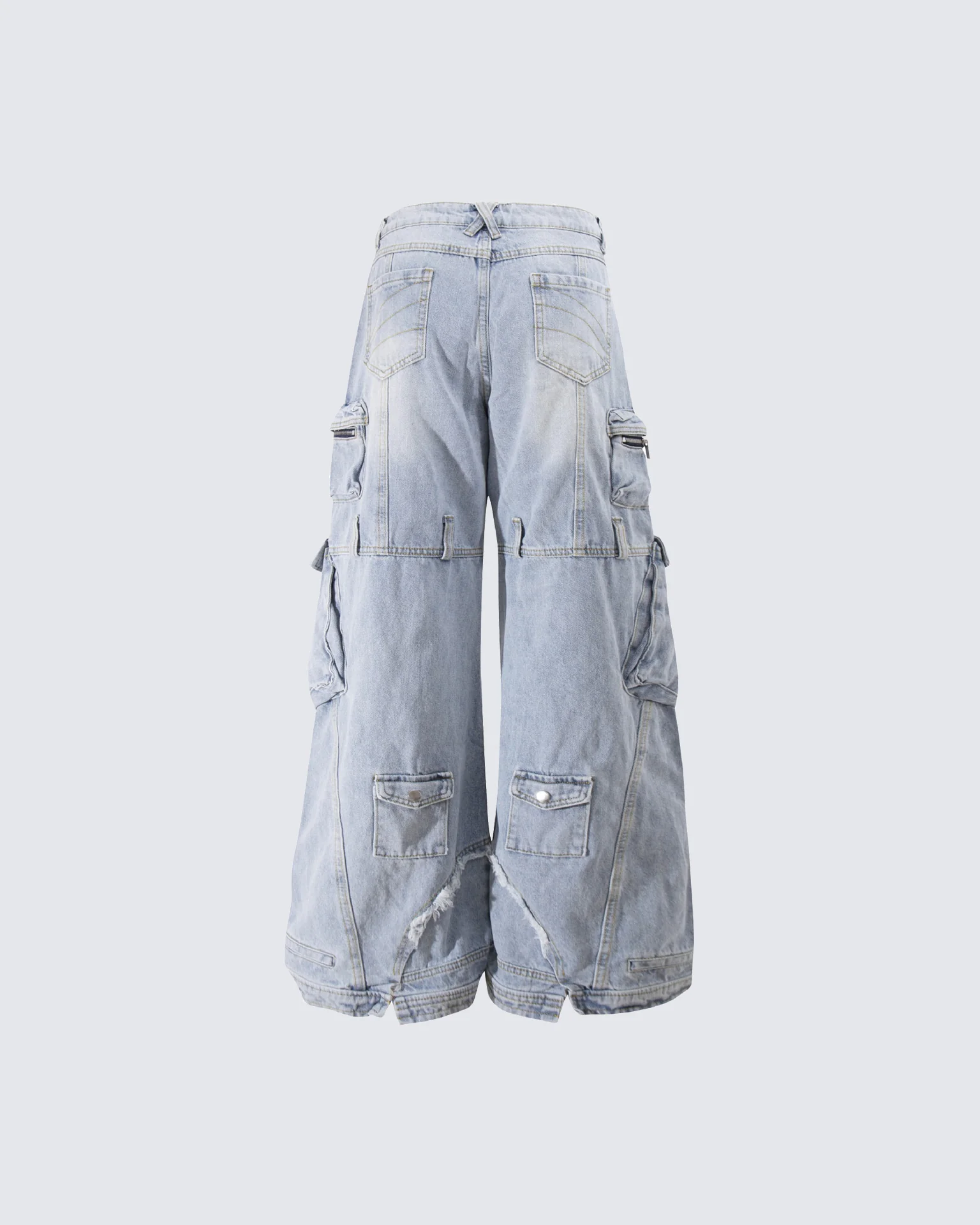 American Utility Street-Style Cargo Pants - Image 3
