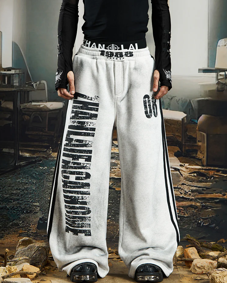 American Vintage Distressed Double-Waist Sweatpants - Image 2