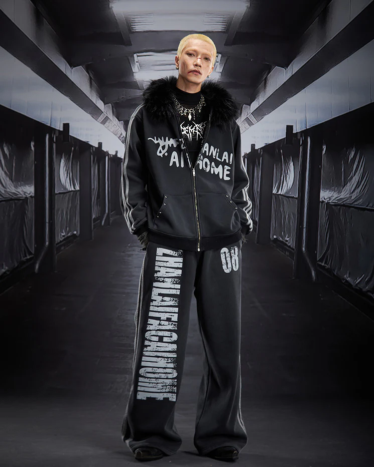 American Vintage Distressed Double-Waist Sweatpants - Image 6