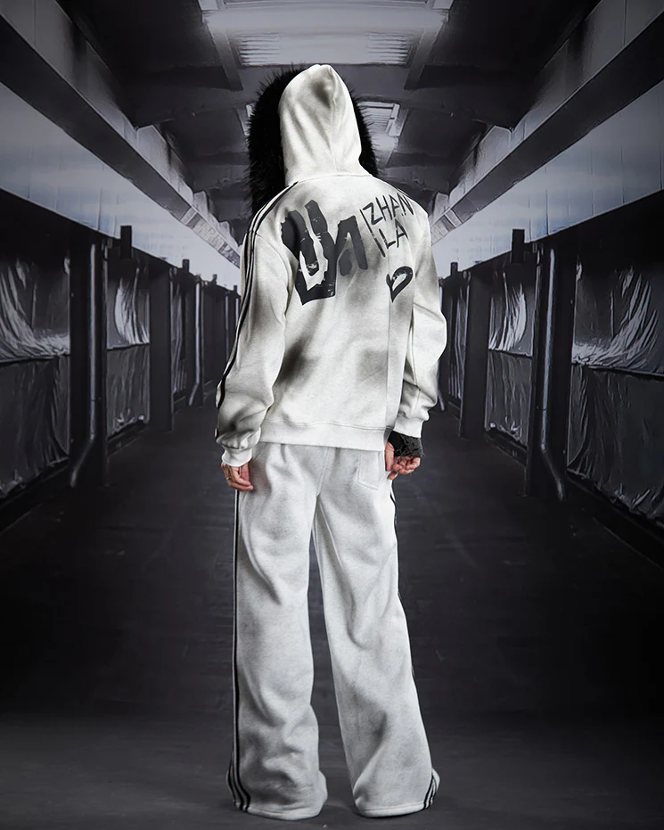 American Vintage Distressed Double-Waist Sweatpants - Image 8
