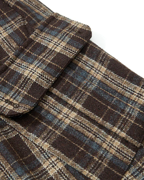 American Vintage Multi-Pocket Checkered Cargo Pants - Image 7