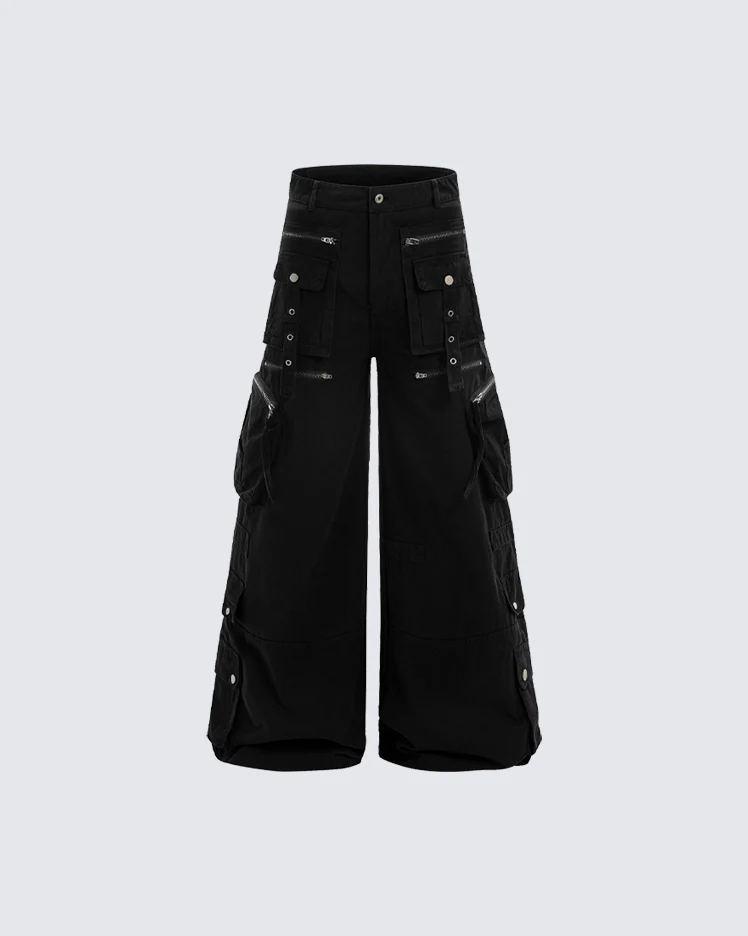 American Workwear Multi-Pocket Denim Pants