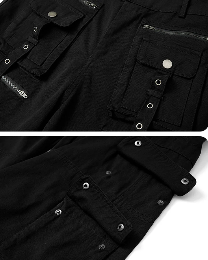 American Workwear Multi-Pocket Denim Pants - Image 7