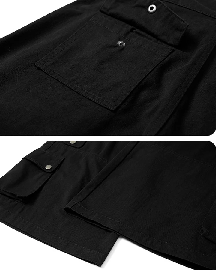 American Workwear Multi-Pocket Denim Pants - Image 8