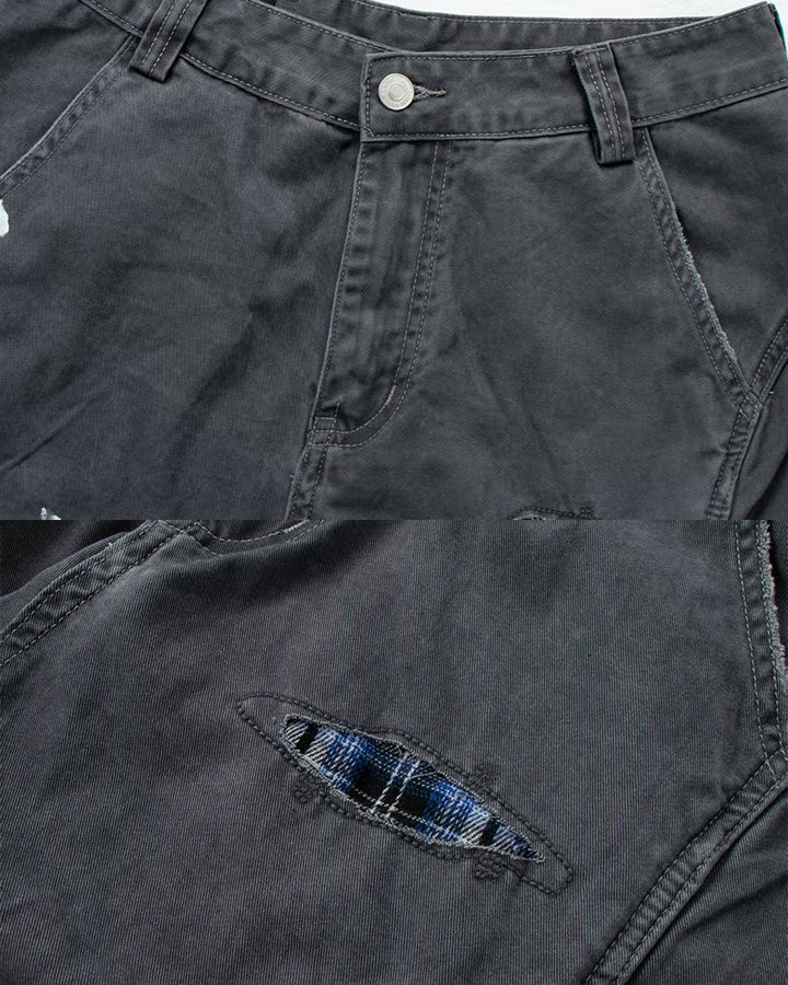 American Wrinkled A-Line Utility Jeans - Image 7