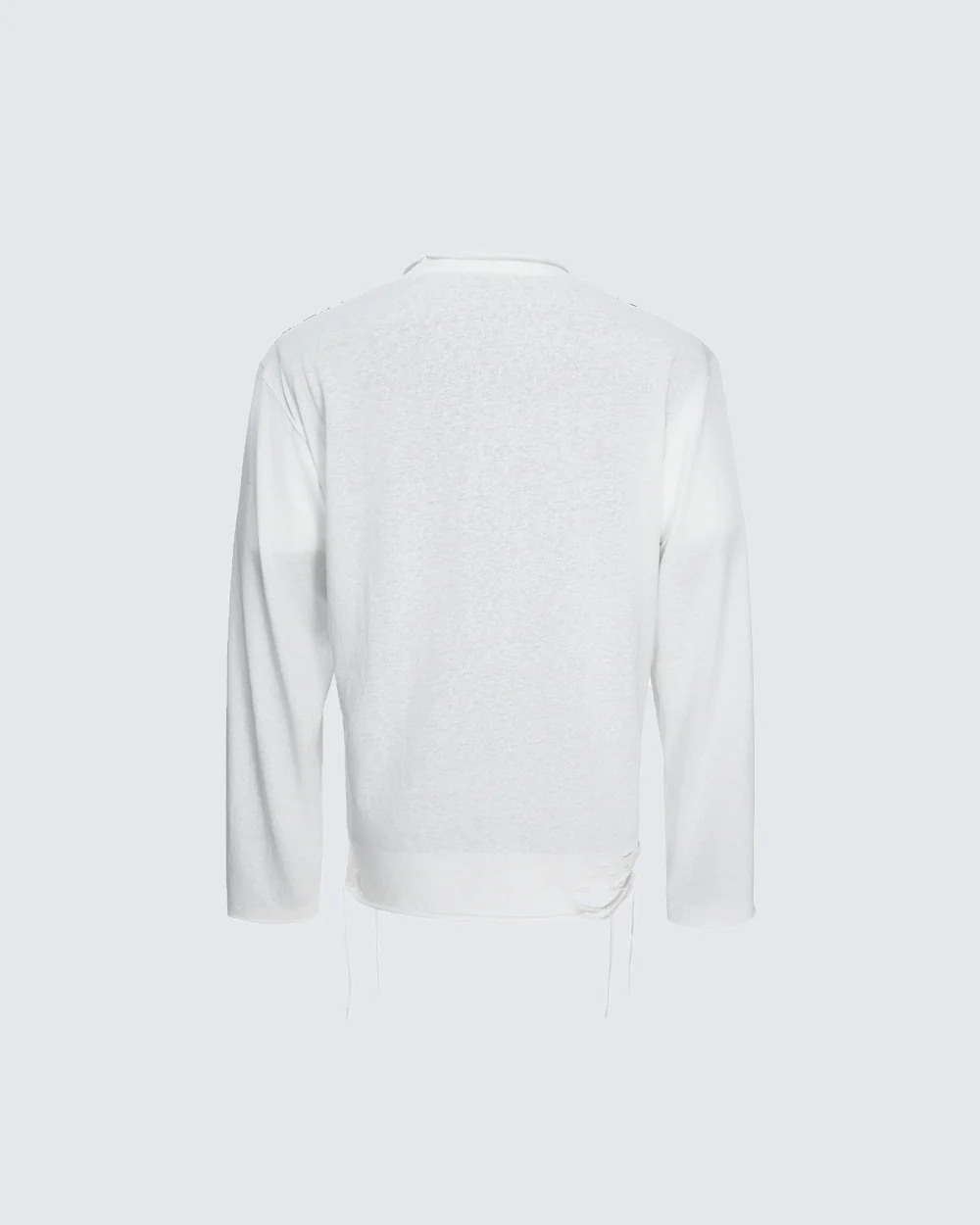 American Street Snake Print Distressed Long Sleeve T-Shirt - Image 3