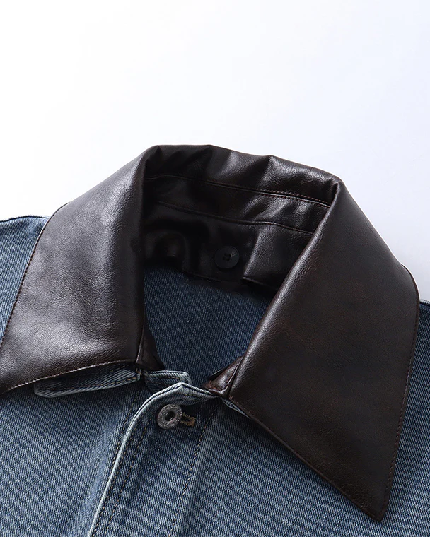 Autumn New Denim Motorcycle Jacket - Image 3