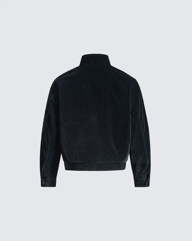 Autumn Winter Embroidered Knight Niche Jacket - Image 7