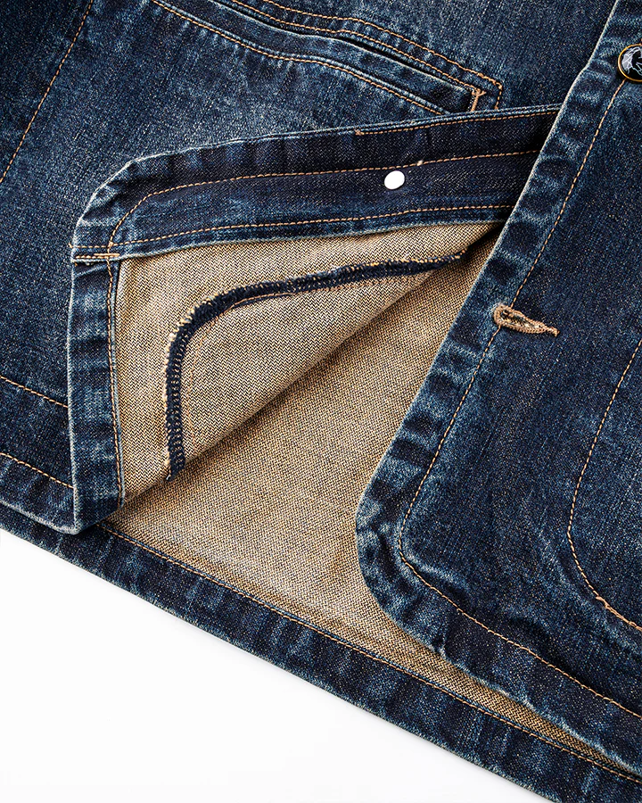 Autumn Winter New Vintage Washed Denim Jacket - Image 5