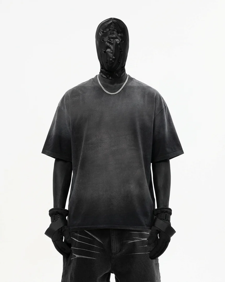 Boxy Sprayed Cotton Tee - Image 2