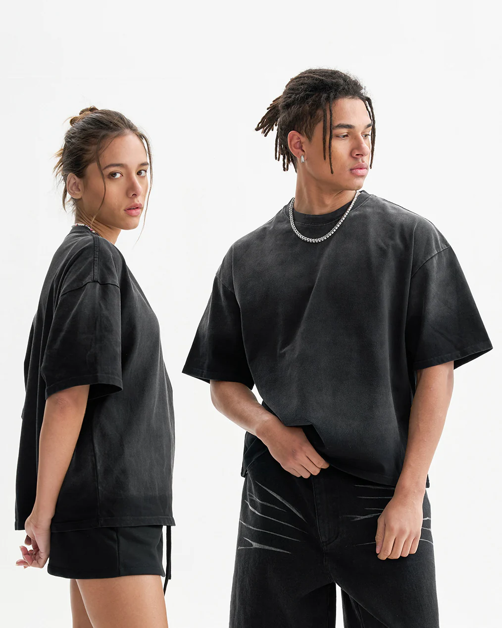 Boxy Sprayed Cotton Tee - Image 4