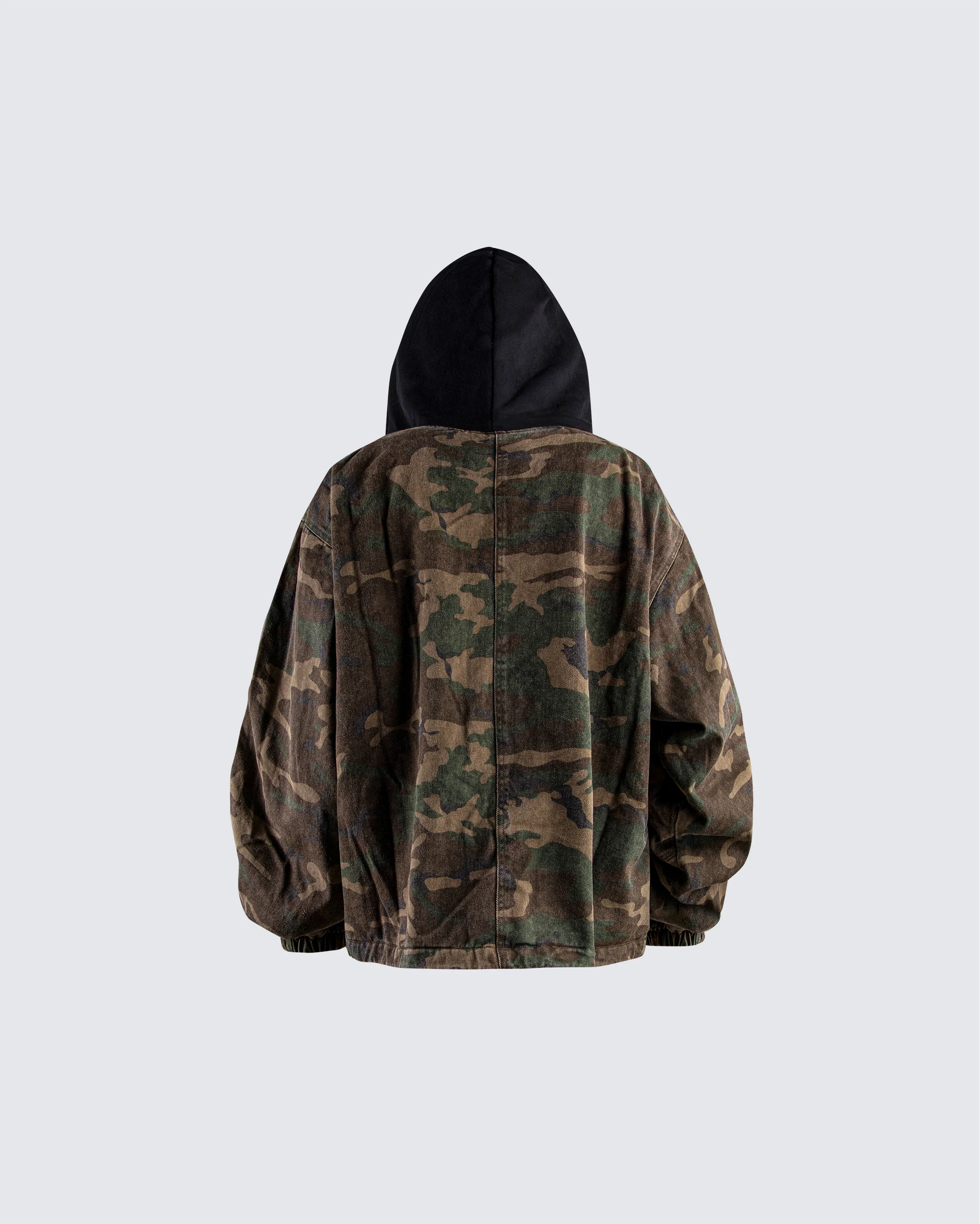 Camouflage Hooded Zip Jacket - Image 3