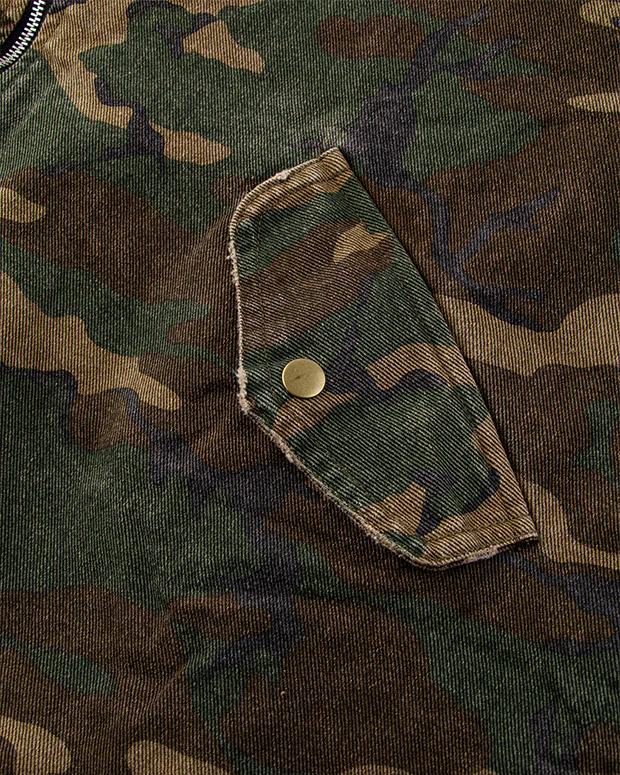 Camouflage Hooded Zip Jacket - Image 5