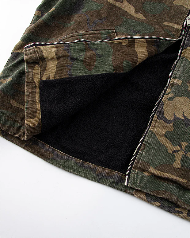 Camouflage Hooded Zip Jacket - Image 6
