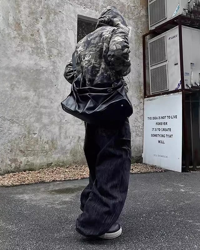 Camouflage Fur Collar Padded Jacket - Image 3