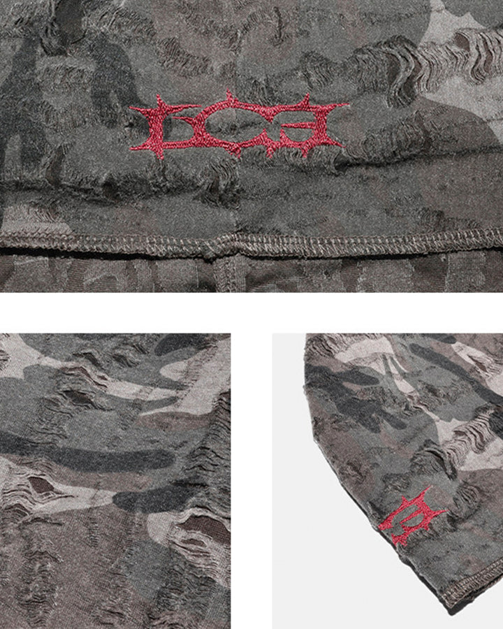 Camouflage Long-Tail Head Scarf - Image 6