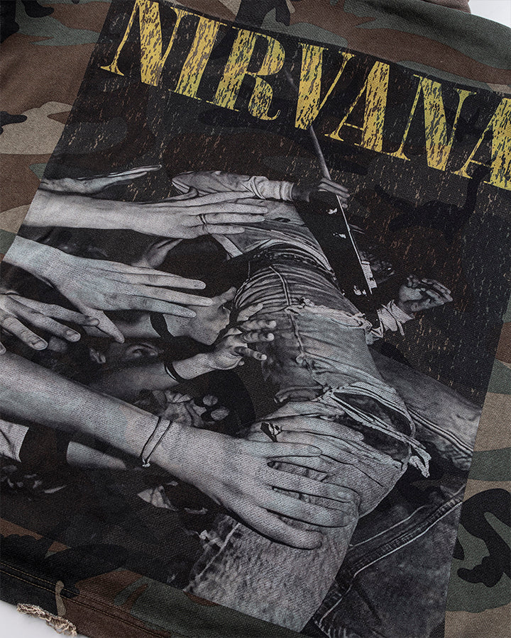 Camouflage Nirvana Graphic Hoodie - Image 7