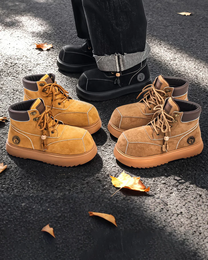 Chunky Plush Martin Boots - Image 2