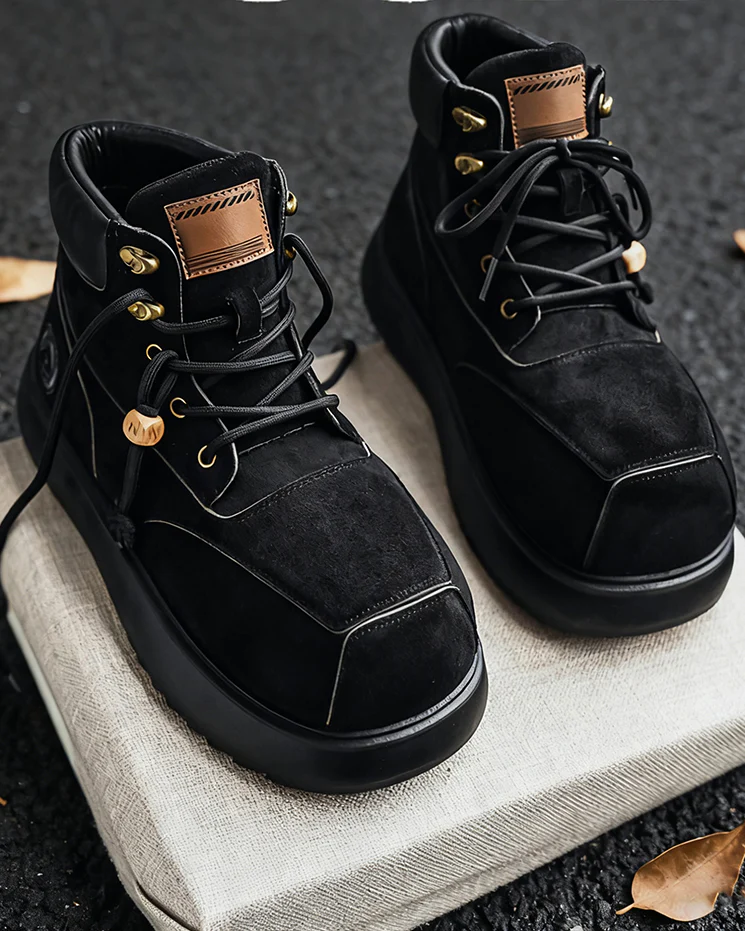 Chunky Plush Martin Boots - Image 5